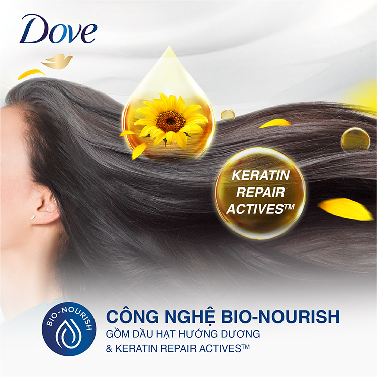 Kem Xả Dove Phục Hồi Hư Tổn 610gr