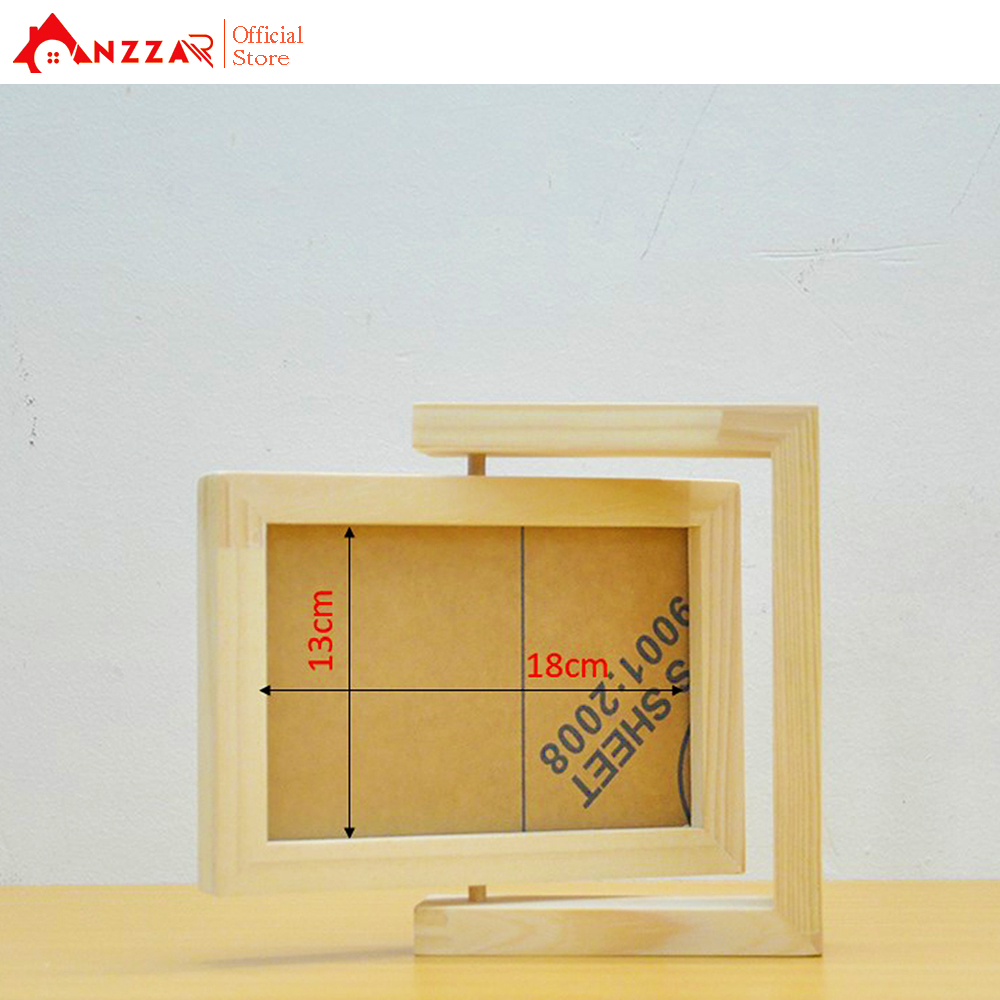 Khung ảnh để bàn xoay ngang nhiều kích thước, khung ảnh trang trí Anzzar-03