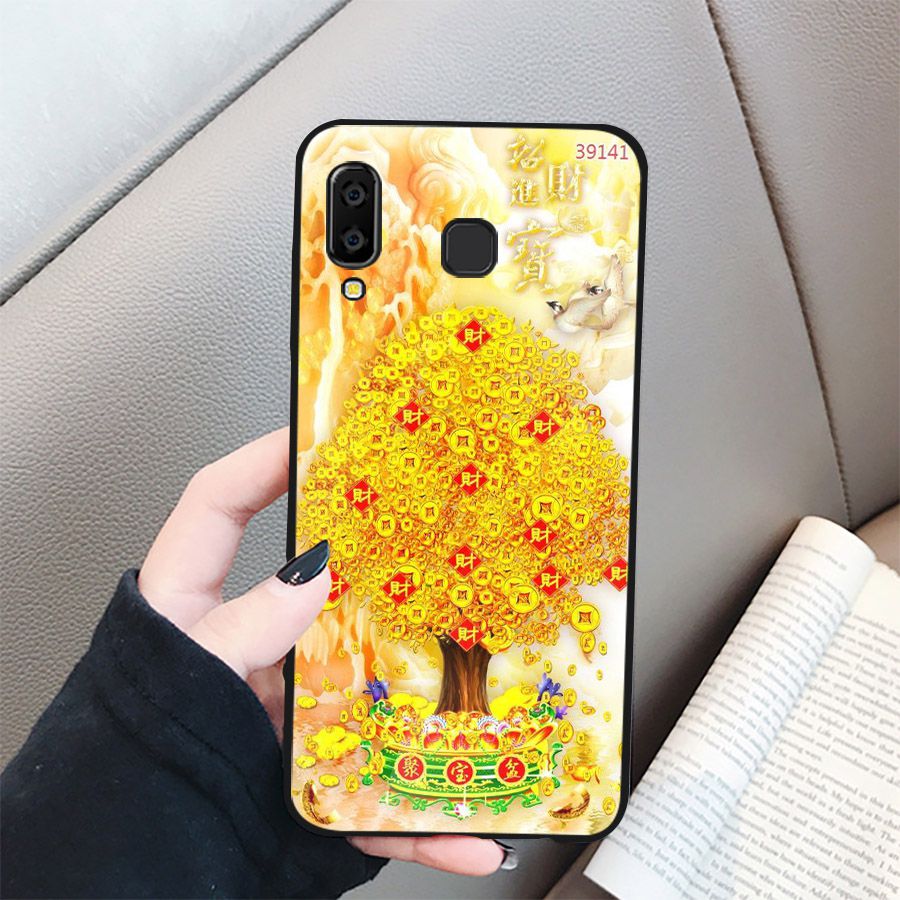 Ốp kính cường lực cho điện thoại Samsung Galaxy A50 - thần tài kim MS TTKIM060