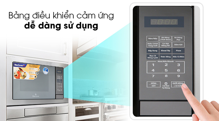 Lò Vi Sóng Điện Tử Bluestone MOB-7819 (20L) . - Hàng chính hãng Lò Vi Sóng Điện Tử Bluestone MOB-7819 (20L) . - Hàng chính hãng