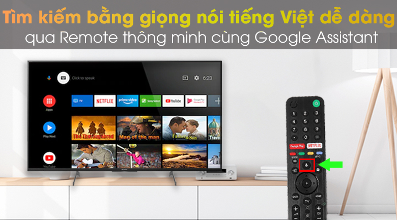 Smart Tivi Sony 55 inch 4K UHD KD-55X7000G - Hàng Chính Hãng