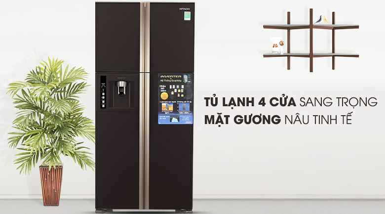 Tủ Lạnh Inverter Hitachi R-W660FPGV3X-GBW (540L)