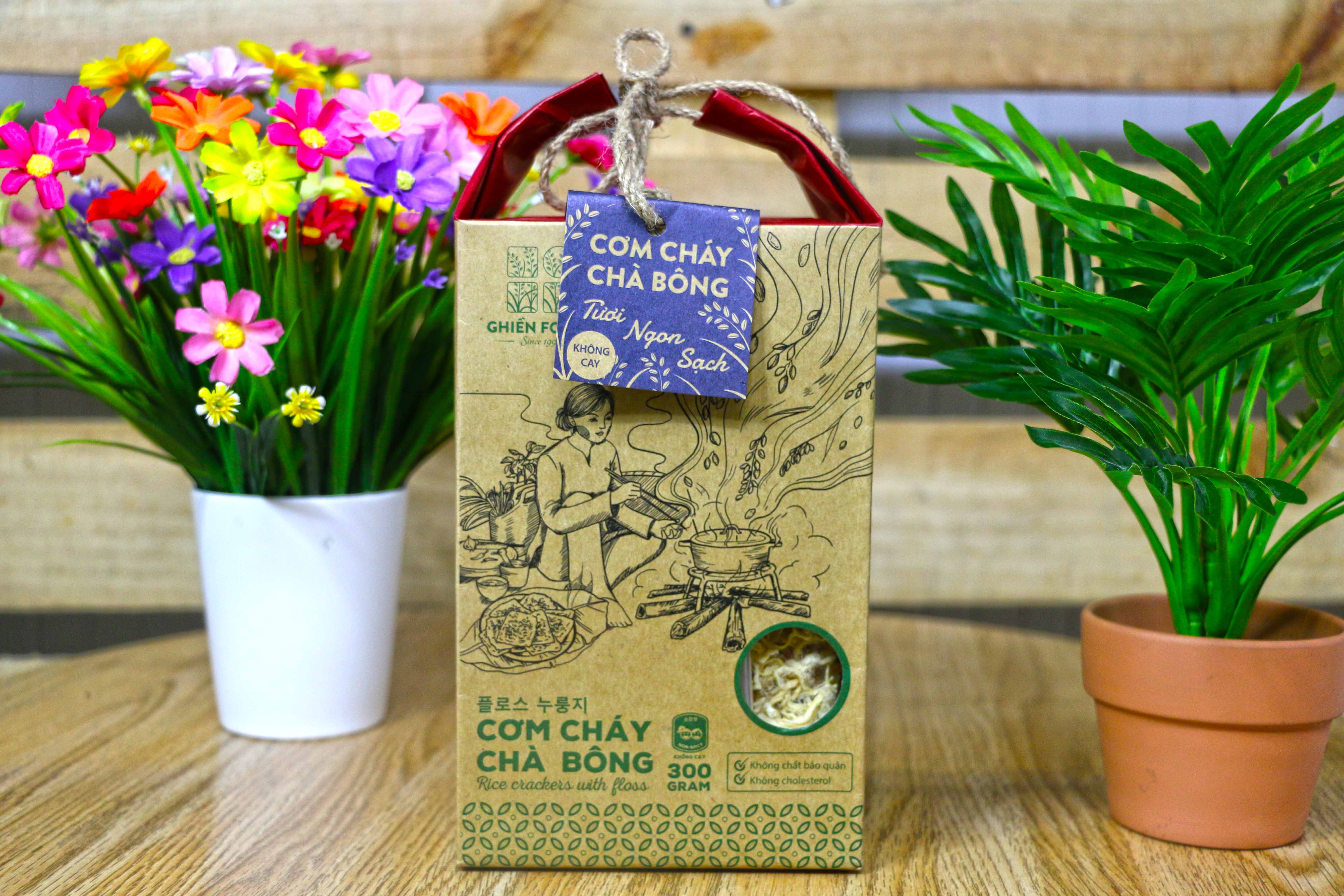 cơm cháy vị không cay