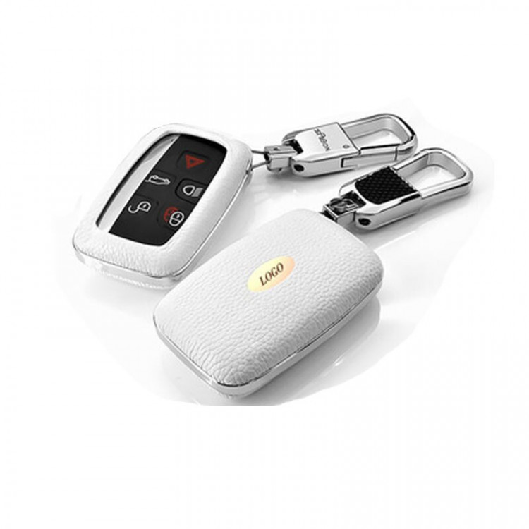 Car Accessories Top Layer Leather Car Key Case For Land Rover Jaguar / Range Rover / Discover Car Key Cover Shell Car Keychain Car Accessories Top Layer Leather Car Key Case For Land Rover Jaguar / Range Rover / Discover Car Key Cover Shell Car Keychain