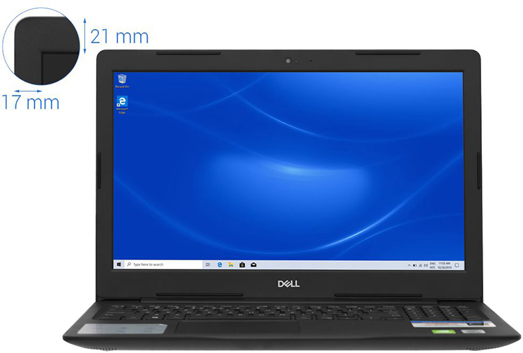 Laptop Dell Inspiron 3593 70211826 (Core i7-1065G7/ 8GB/ 512GB SSD/ MX230 2GB/ 15.6 FHD/ Win 10) - Hàng Chính Hãng