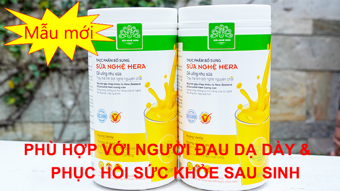 Sữa Nghệ Hera 500gr [Chính hãng] - LỢI SỮA cho con bú - MẪU MỚI 1