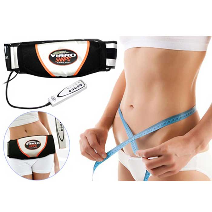 Đai massage hỗ trợ giảm mỡ bụng Vibro Shape Đen 5