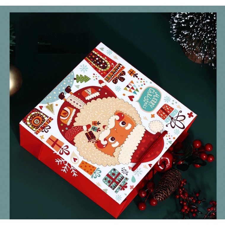 túi giấy đựng quà giáng sinh Noel, quà tặng, gói quà