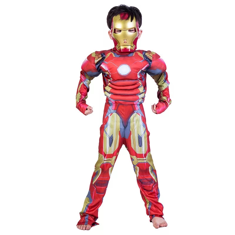 quần áo siêu nhân cơ bắp người sắt ironman