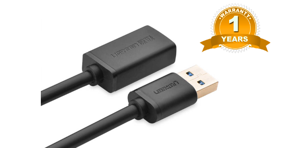Ugreen UG90722US129TK 5M Cáp USB 3.0 nối dài Màu Đen - HÀNG CHÍNH HÃNG