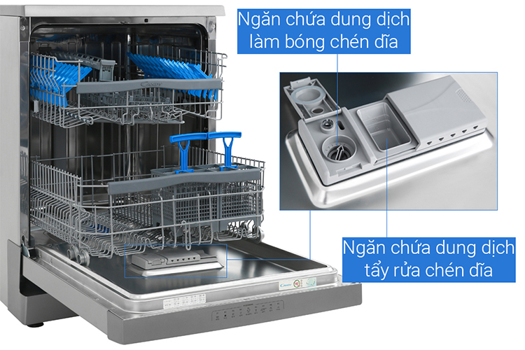 Máy Rửa Chén Candy CDPN 4D620PX - Hàng Chính Hãng - Chỉ Giao tại HCM