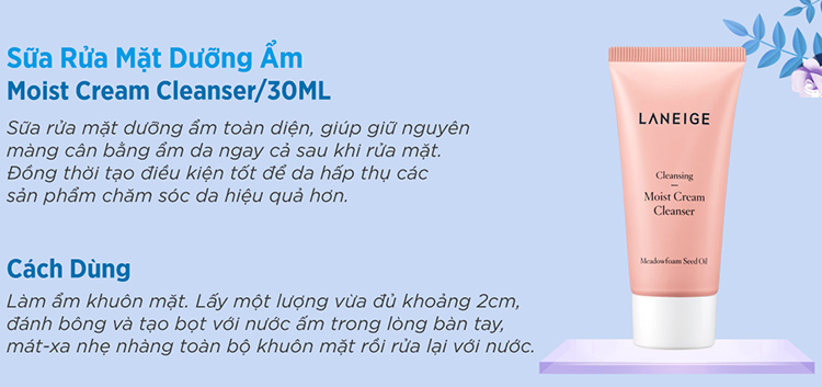 Kem Dưỡng Ngăn Ngừa Lão Hóa Vùng Mắt Laneige Perfect Renew Eye Cream 20ml + Bộ Chăm Sóc Da 3 Món