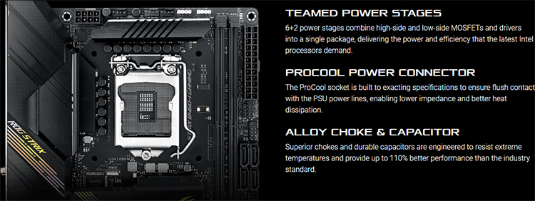 Bo Mạch Chủ Mainboard ASUS ROG STRIX B460-I GAMING - Hàng Chính Hãng