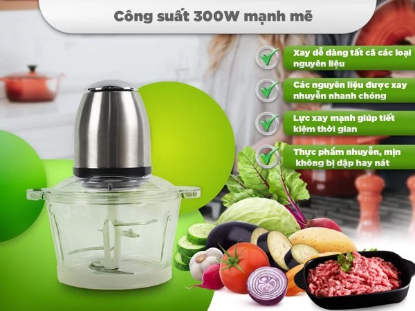 Máy Xay Thịt Perfect PF-X01 (1.8 Lít) - Hàng Chính Hãng