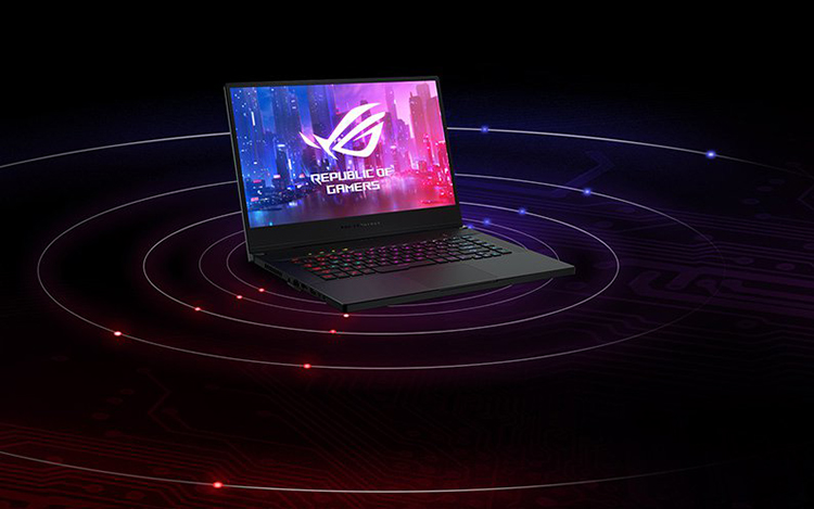 Laptop Asus ROG Zephyrus S GX502GW-AZ129T Core i7-9750H/ RTX 2070 8GB/ Win10 (15.6 FHD IPS 240Hz G-Sync, 3ms) - Hàng Chính Hãng