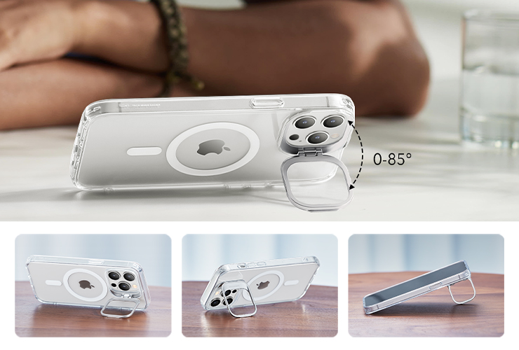 Ốp Lưng ESR Classic Kickstand Case dành cho iPhone 14 / 14 Plus/ 14 Pro / 14 Pro Max- Kèm Kính Cường Lực Màn Hình- Hàng Chính Hãng