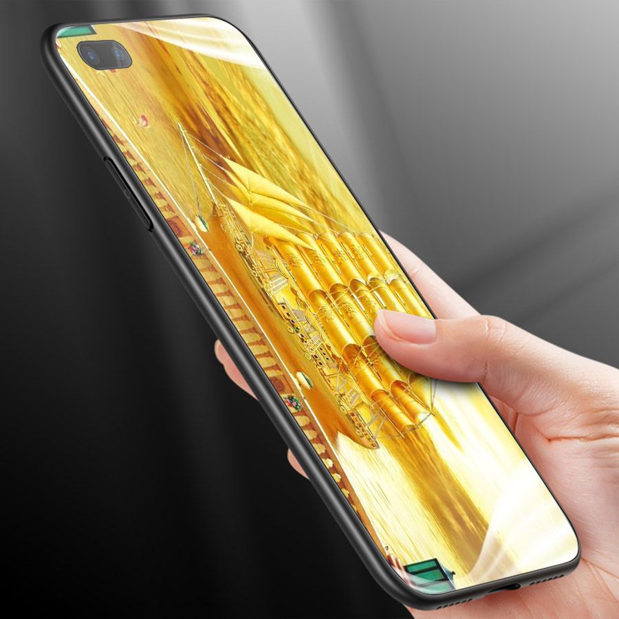 Ốp kính cường lực cho điện thoại Oppo A5/A3s - thuận buồm xuôi gió MS 2TBXG007