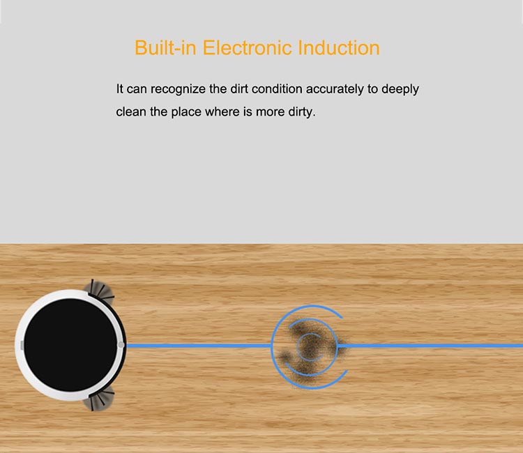 Household Rechargeable Smart Vacuum Cleaner Movable Floor Sweeper Cleaning Tool Intelligent Automatic Sweeping Robot