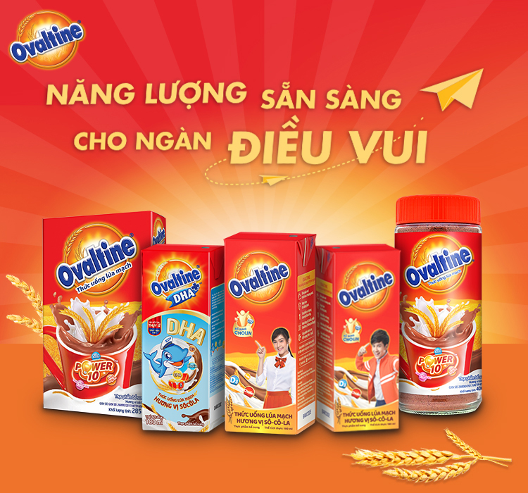 Thùng 48 Hộp Thức Uống Lúa Mạch Ovaltine Dha Plus (180ml / Hộp)