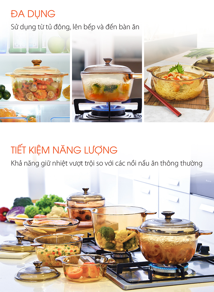 Nồi Thủy Tinh Visions VS-15