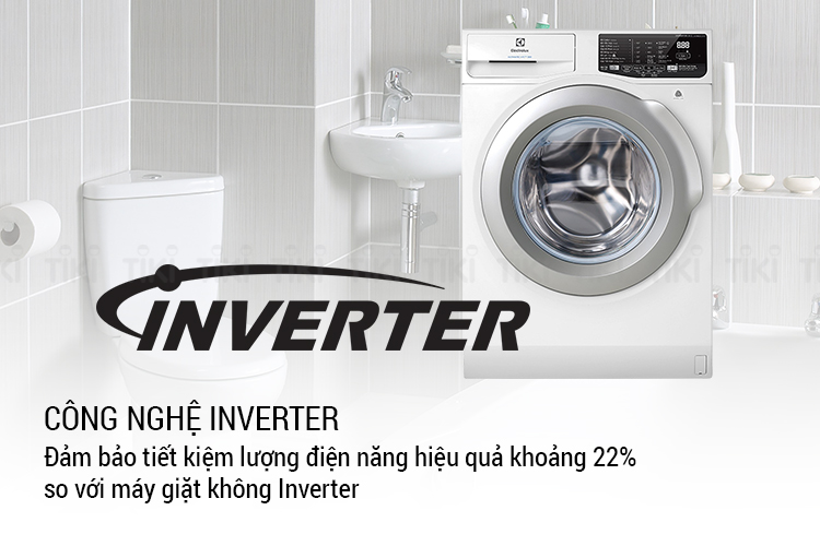 Máy Giặt Cửa Trước Inverter Electrolux EWF8025CQWA (8kg) - Hàng Chính Hãng