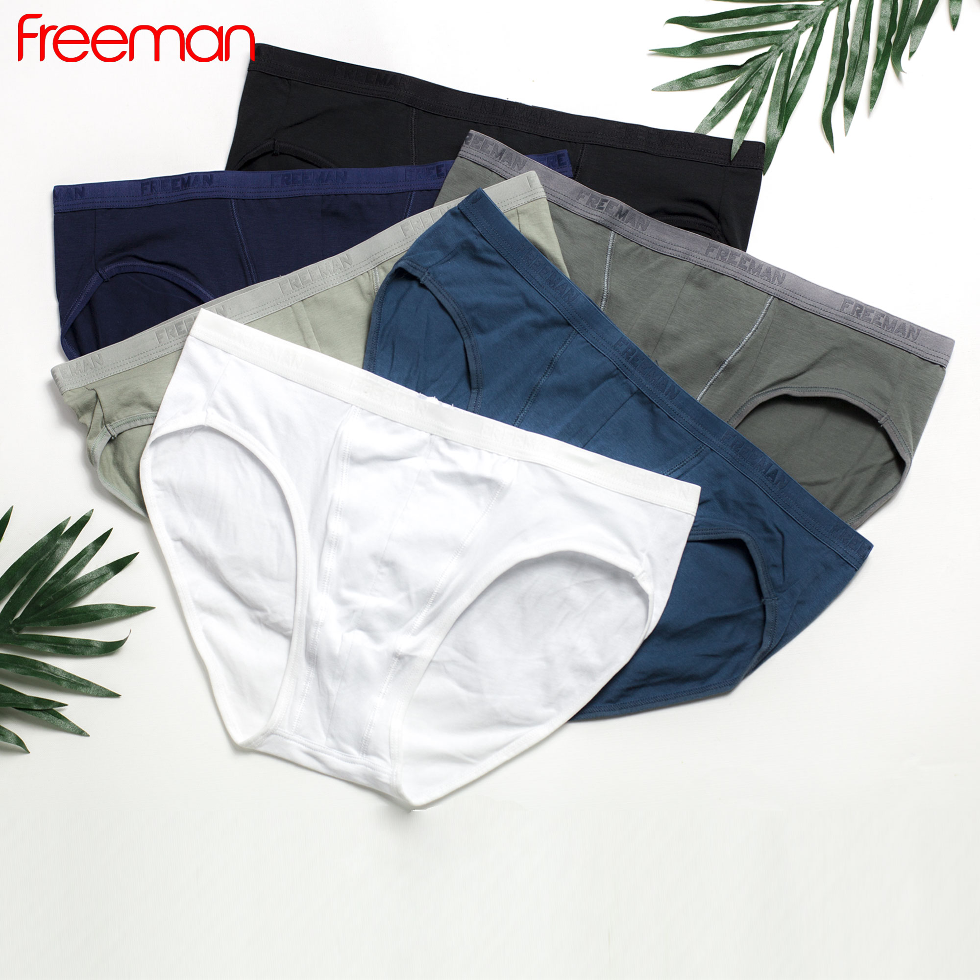 Combo 3 Quần lót nam Freeman chất liệu cotton thấm hút mồ hôi tốt BO309