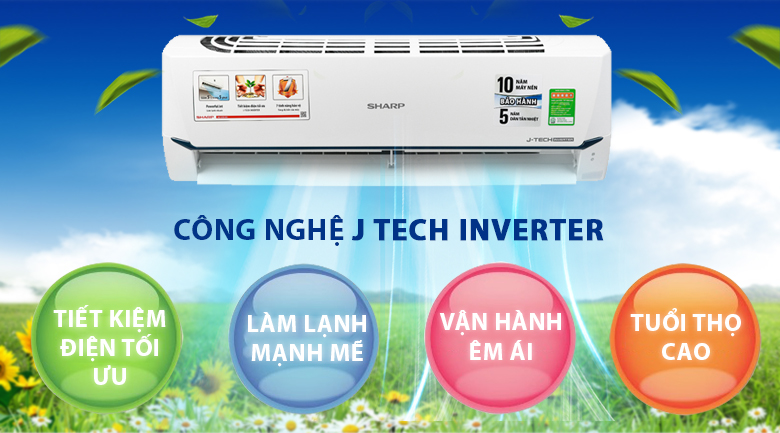 MÁY LẠNH Sharp AH-X9XEW INVERTER 1Hp MODEL 2020 - HÀNG CHÍNH HÃNG