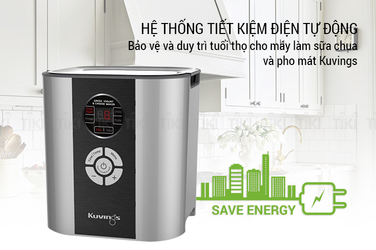 Máy Làm Sữa Chua Kuvings KGC-712CB (Bạc)