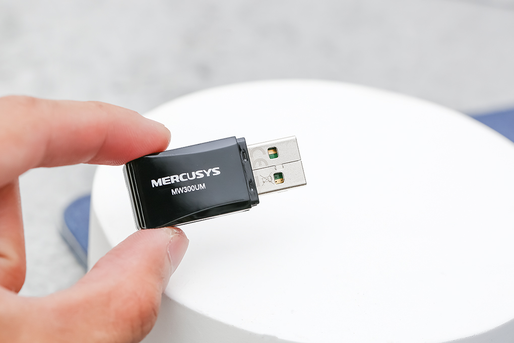 Bộ Chuyển Đổi USB Wifi Mini Mercusys MW300UM N300 - Hàng Chính Hãng