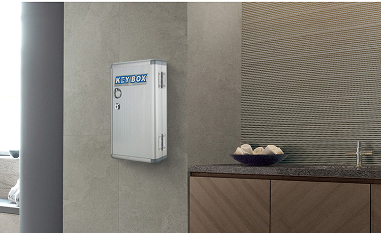Glosen B1096 aluminum key management box / key box / key cabinet wall hanging / key card 96-bit key box with lock
