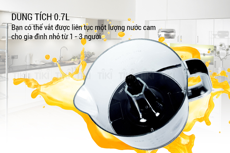 Máy Vắt Cam Comet CM9924 (0.7 Lít) - Đen - Hàng Chính Hãng