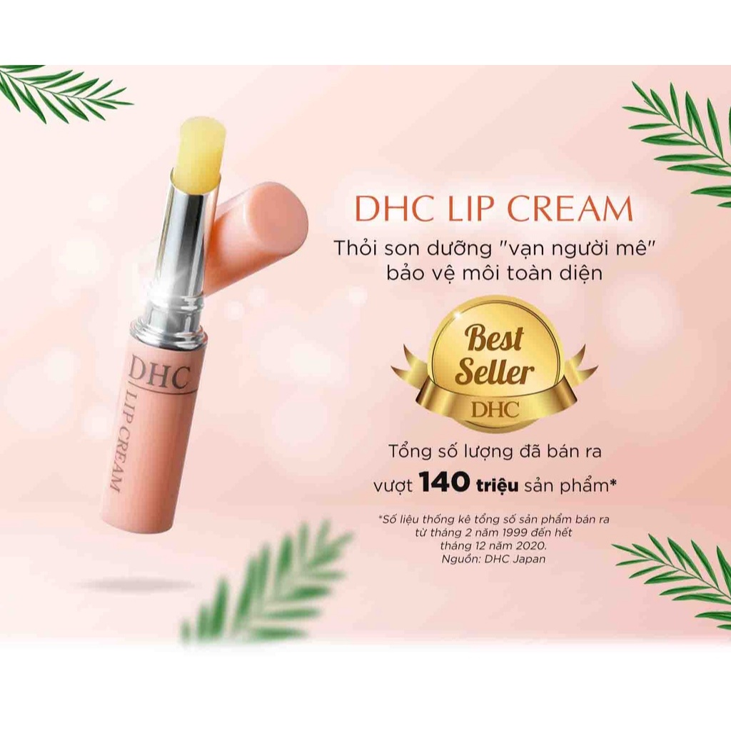 Son dưỡng môi DHC Lip Cream dưỡng ẩm, làm mềm môi 1,5g