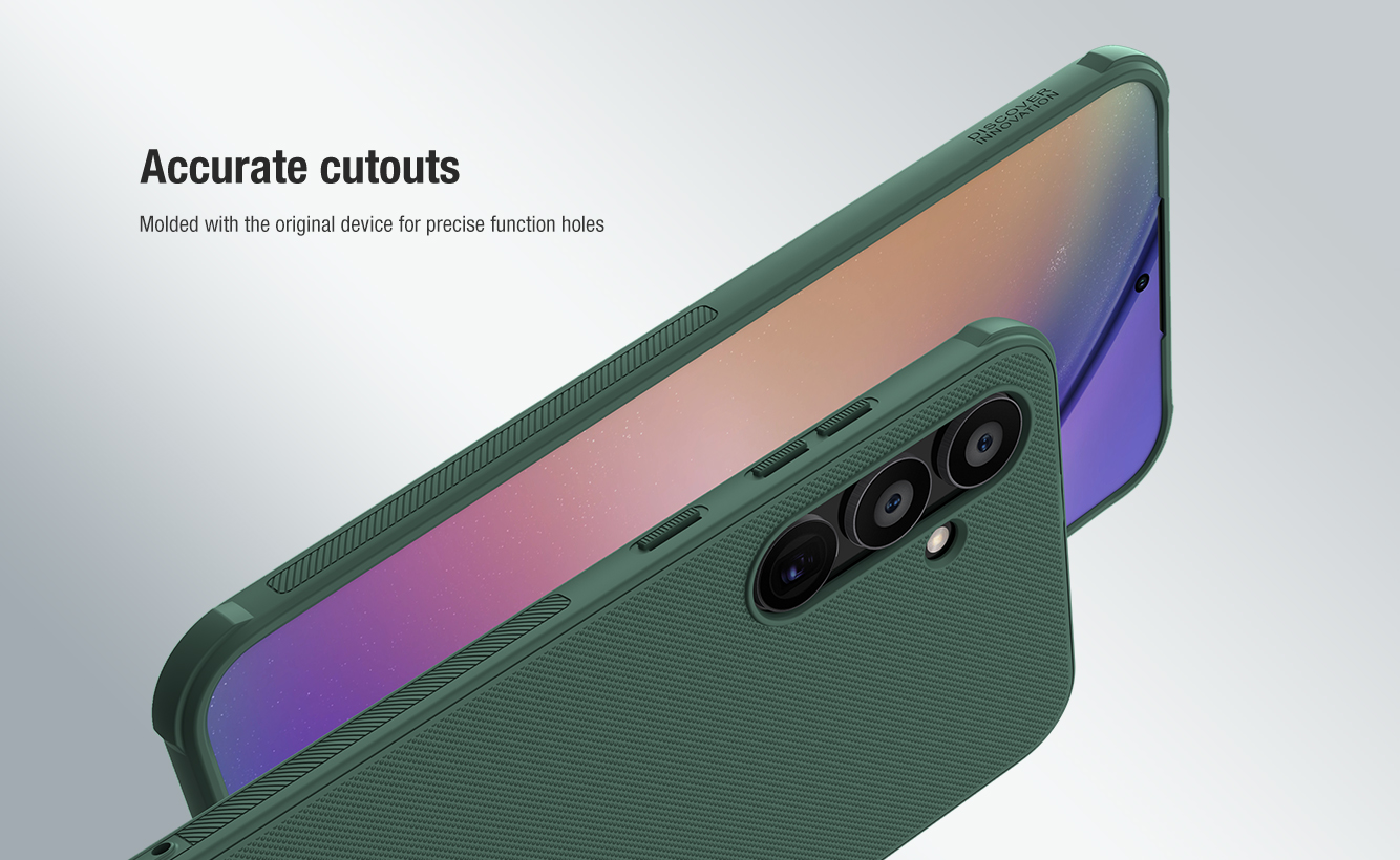Ốp Lưng sần viền dẻo chống sốc cho Samsung Galaxy A55 5G- A35 5G - A25 5G - A15 - A05s hiệu Nillkin Super Frosted Shield - Hàng nhập khẩu