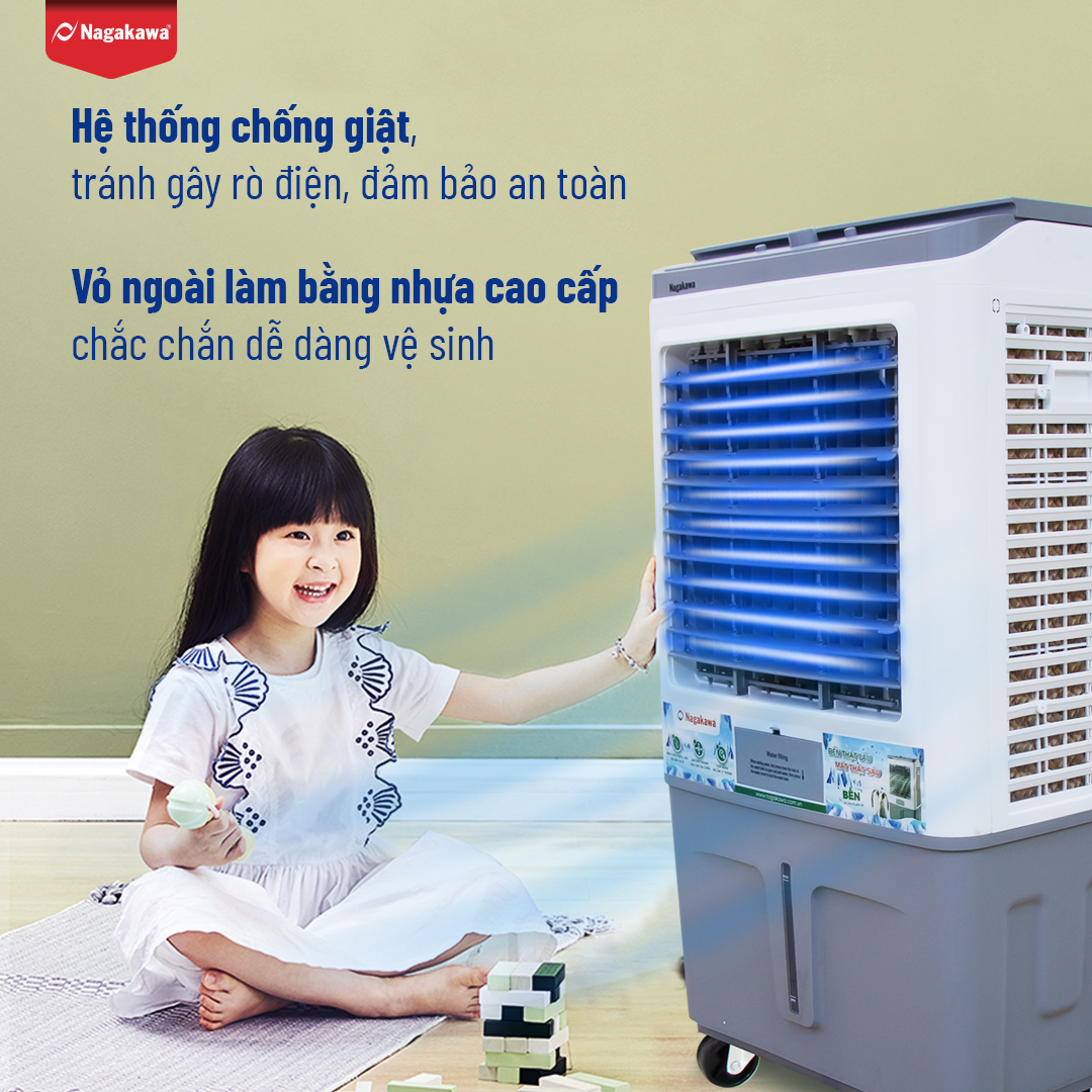 Máy Làm Mát Không Khí Nagakawa NFC999 (150W) - Hàng Chính Hãng
