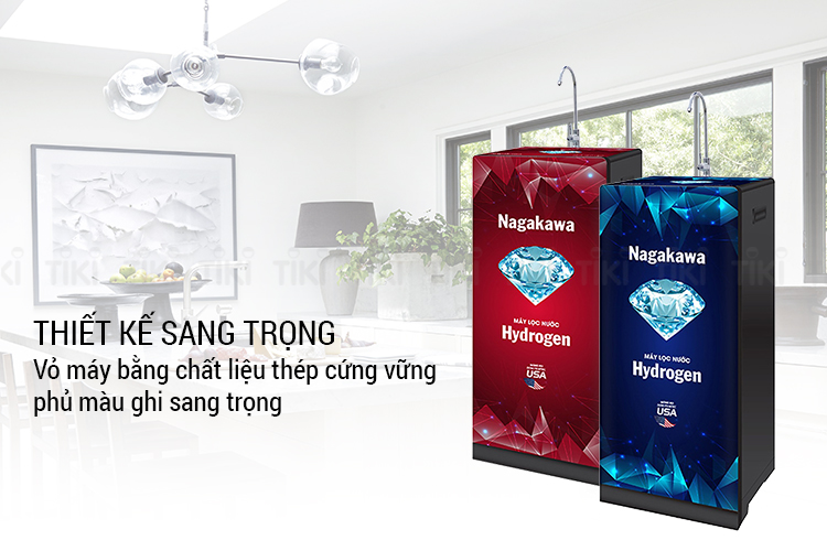 Máy Lọc Nước R.O 10 Lõi Nagakawa NAG0508FB - Xanh - Hàng Chính Hãng