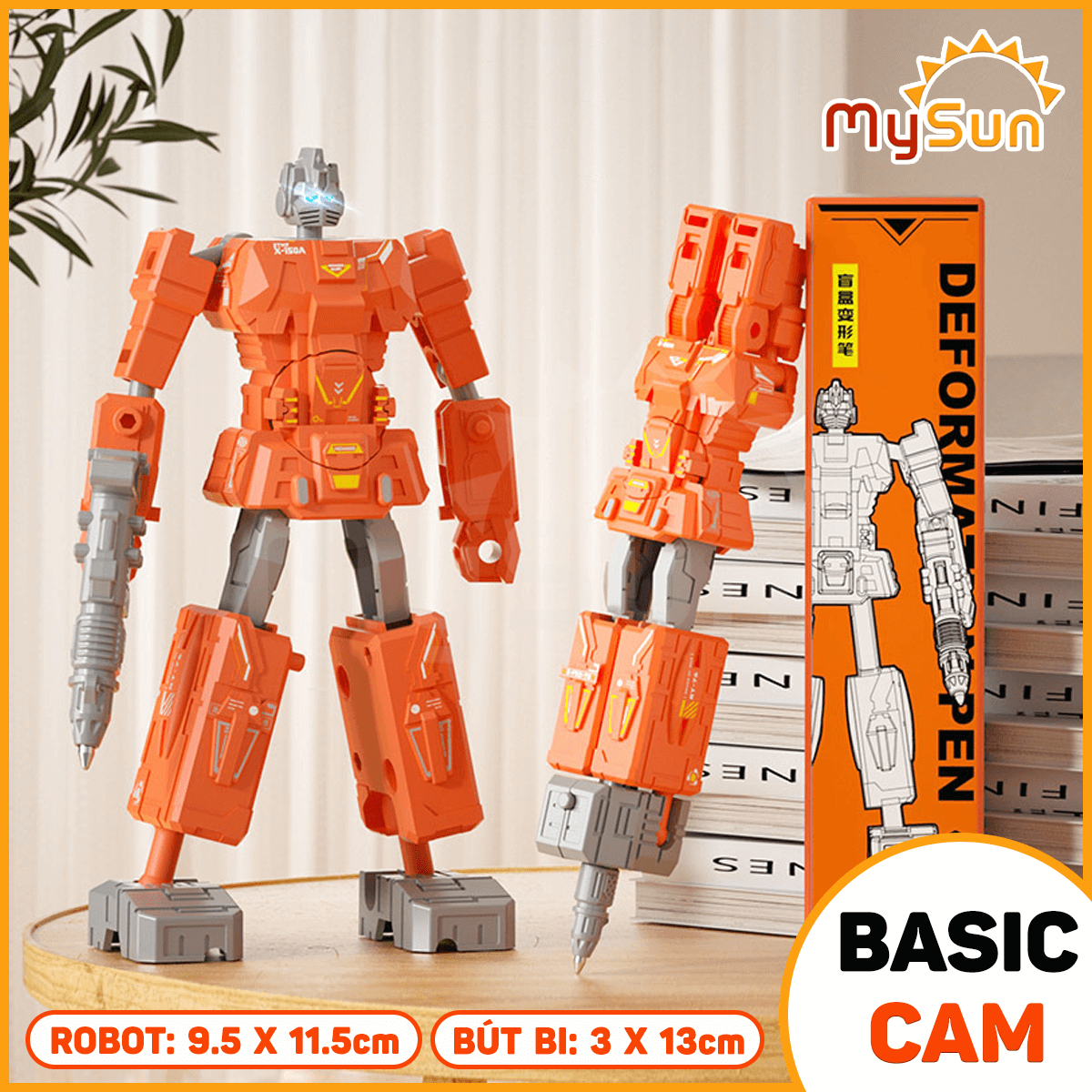 Bút bi biến hình robot siêu nhân độc lạ đồ chơi cho bé MySun