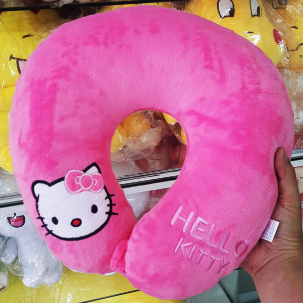 Gối Chữ U Mèo Hello Kitty U11 (Màu Hồng)