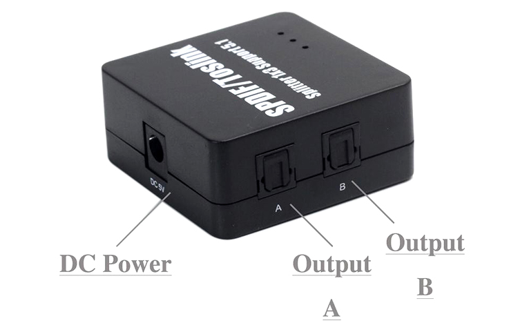 Bộ Chia Âm Thanh Quang Vào 1 Ra 3 Thiết Bị - Hàng Nhập Khẩu
