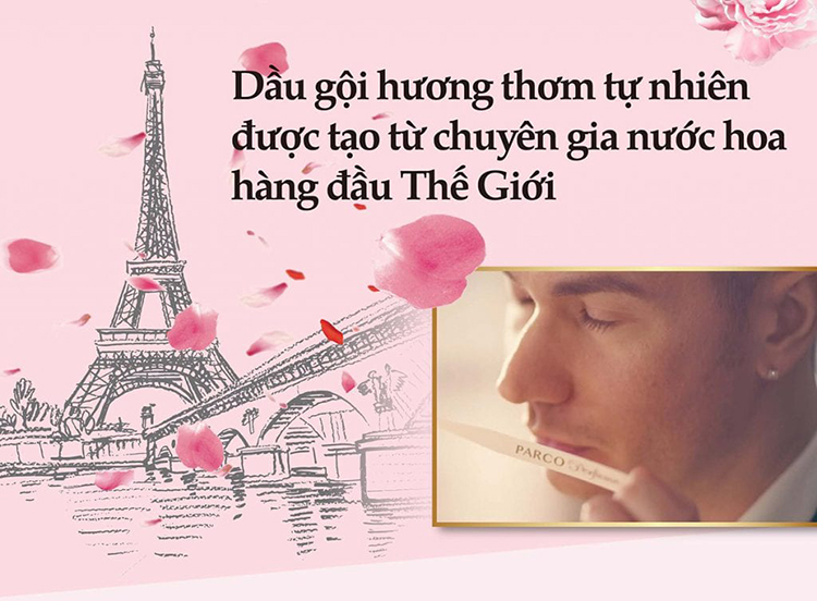 Combo Dầu Gội (Hồng) + Tinh chất Parco Dưỡng Tóc Chắc Khỏe-Phục hồi mềm mượt