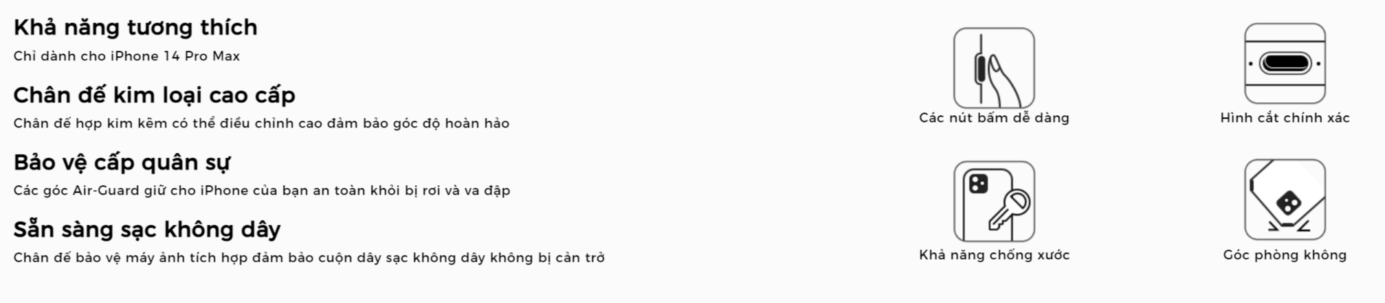 Ốp Lưng cho iPhone 14 Pro / iPhone 14 Pro Max ESR Classic Kickstand Case - Hàng Chính Hãng