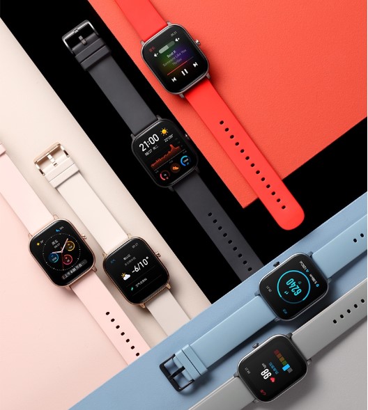 Amazfit 1.65 Inch AMOLED Display GPS Smart Watch, Gray