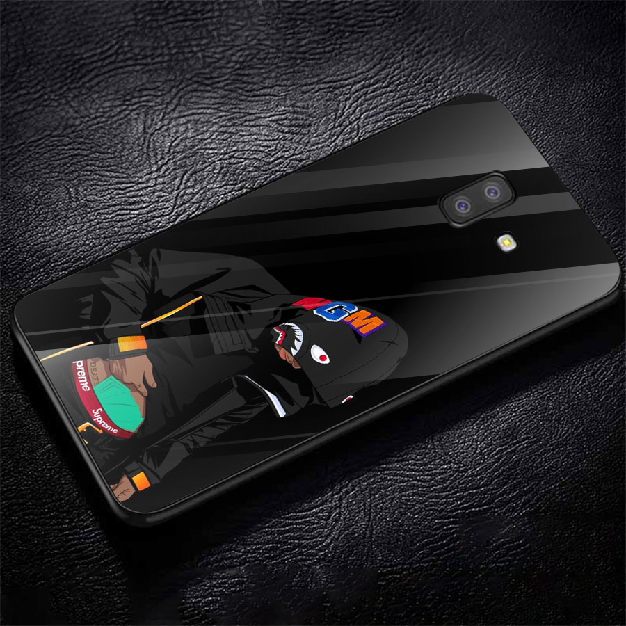 Ốp điện thoại kính cường lực cho máy Samsung Galaxy J6 PLUS - Phong cách MS ACJTU004