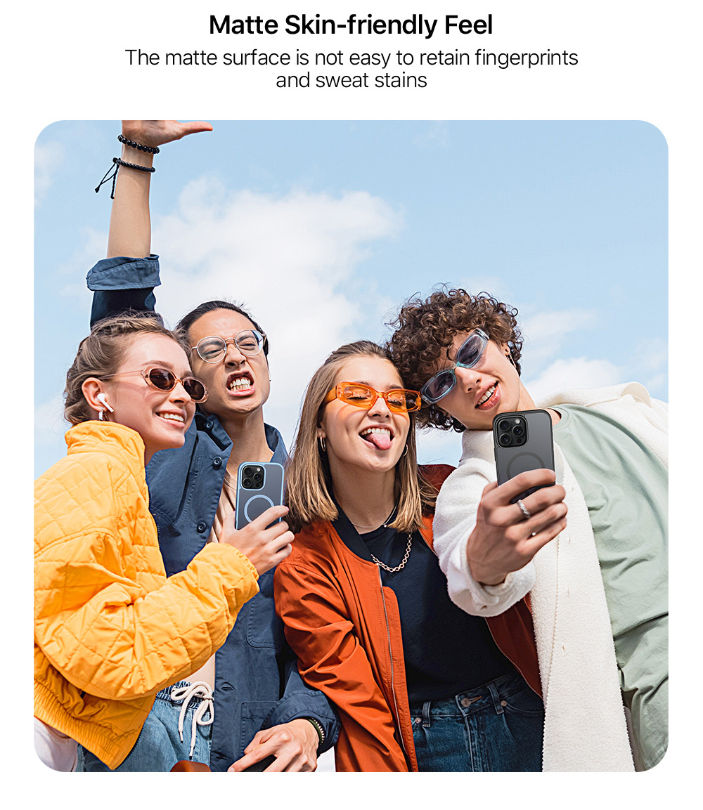 Ốp Lưng Sạc Từ Tính cho iPhone 16 Pro/ 16 Pro Max/ iphone 16/ 16 Plus Dux Ducis Yind Series, chống sốc, chống vân tay_ Hàng chính hãng