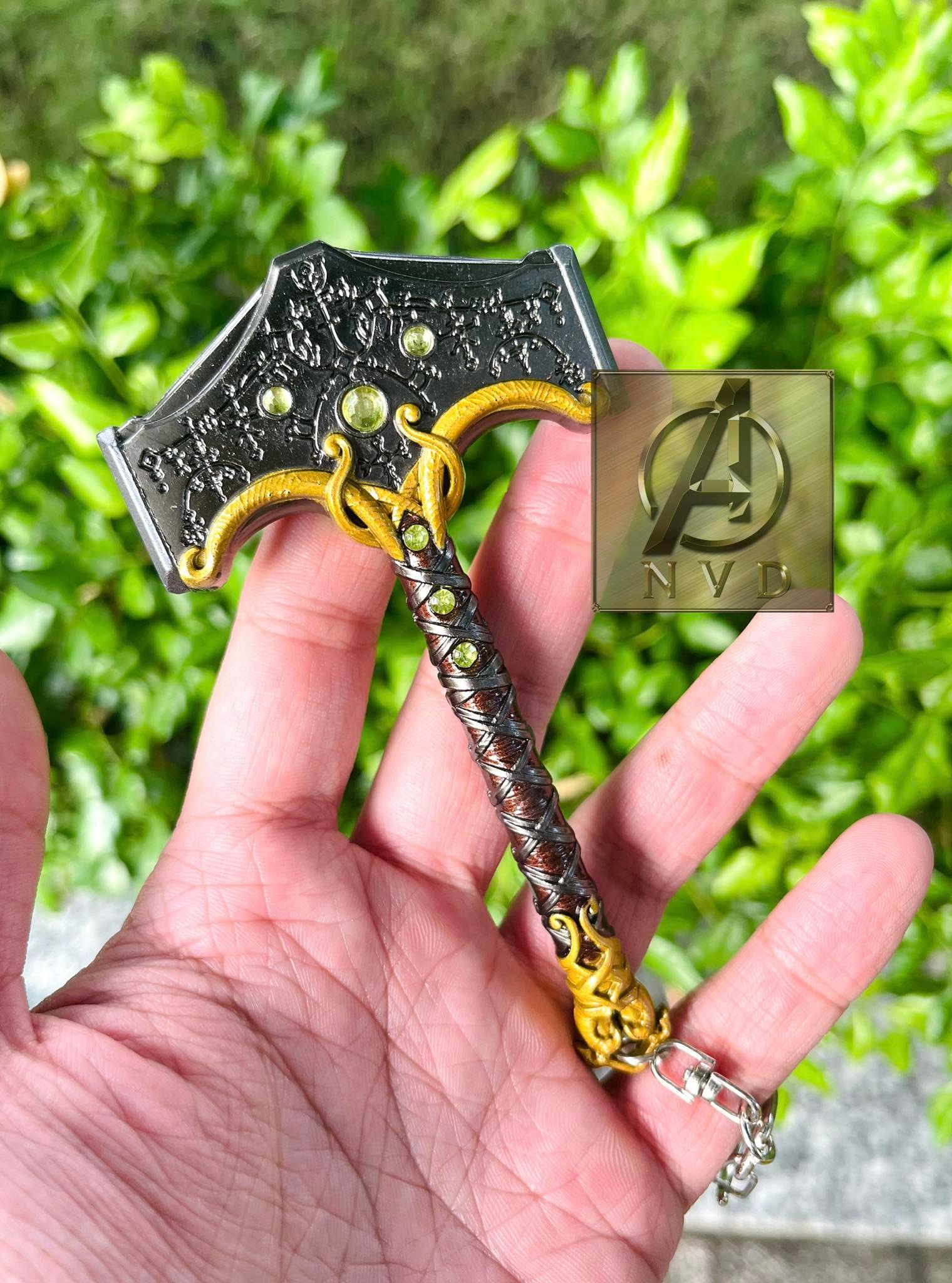 Mô hình Kratos God Of War Ragnarok Blade of Chaos Norse Exile Draupnir Thor  Mjolnir Leviathan Poseidon Freya Ingrid  Shopee Việt Nam