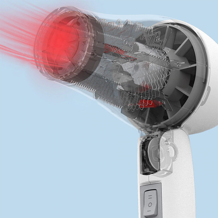 Original Xiaomi Mijia Yueli 1200 Watt Travel Electric Hair Dryer Air Blower Fast Dry Folding Compact Overheat Protection