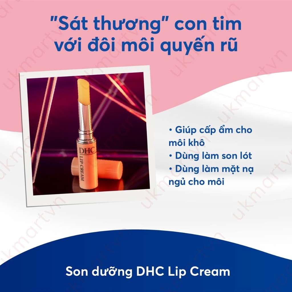 Son dưỡng môi DHC Lip Cream dưỡng ẩm, làm mềm môi 1,5g