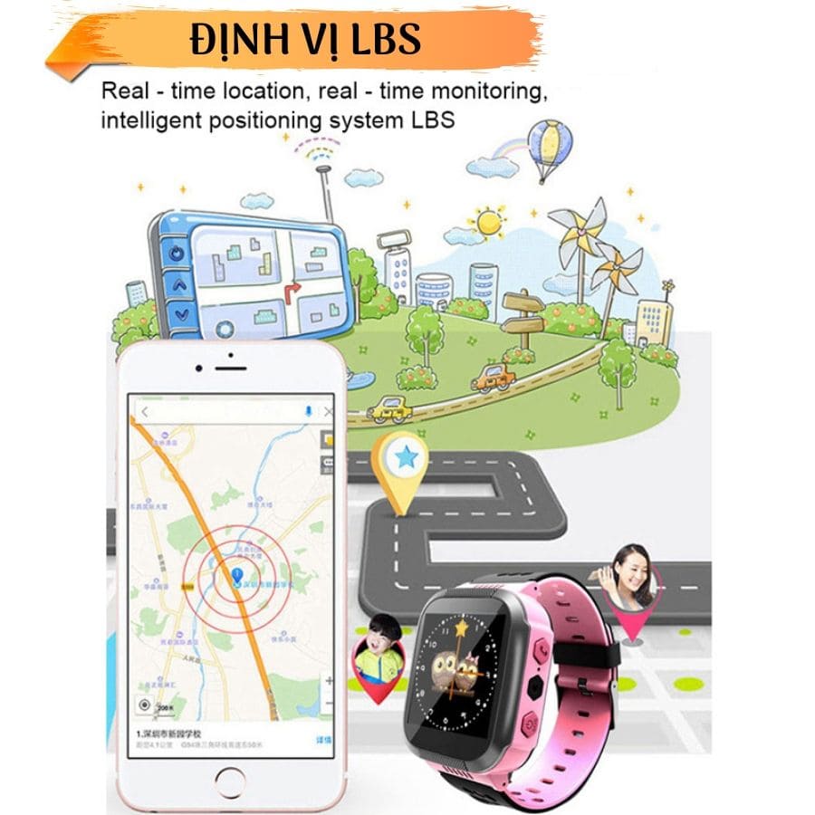 đồng hồ định vị trẻ em kareme