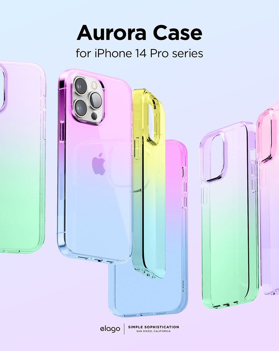 Ốp lưng Elago Aurora Case dành cho iPhone 14/ 14 Plus/ 14 Pro/ 14 Promax- Hàng chính hãng
