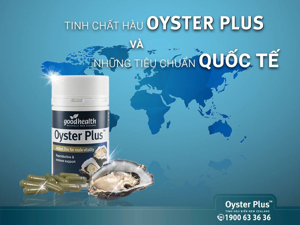 Tinh chất Hàu biển New Zealand GoodHealth Oyster Plus Hỗ trợ tăng cường sức khỏe nam giới - QuaTangMe Extaste