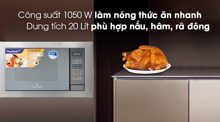 Lò Vi Sóng Điện Tử Bluestone MOB-7819 (20L) . - Hàng chính hãng Lò Vi Sóng Điện Tử Bluestone MOB-7819 (20L) . - Hàng chính hãng